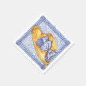 Blauw Pet - Papier Napels Servetten (Hoek)