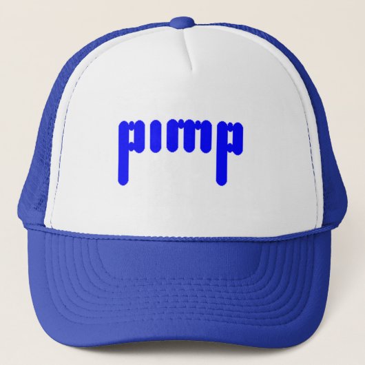 Blauw Pet Pimp (Voorkant)