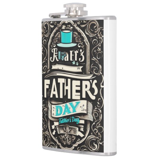 Blauw Pet Vaderdag Heupfles (Links)