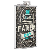 Blauw Pet Vaderdag Heupfles (Rechts)