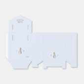 Blauw Peter de Konijn Favor Box Bedankdoosjes (Uitgevouwen)