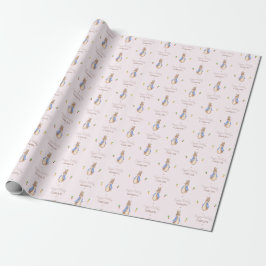 Blauw Peter het Konijn Beatrix Potter Bunny Cadeaupapier