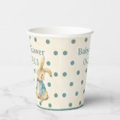 Blauw Peter Het Konijn  Jongen Baby shower Papieren Bekers (Rechts)