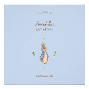 Blauw Peter het Konijn Perfect Poster