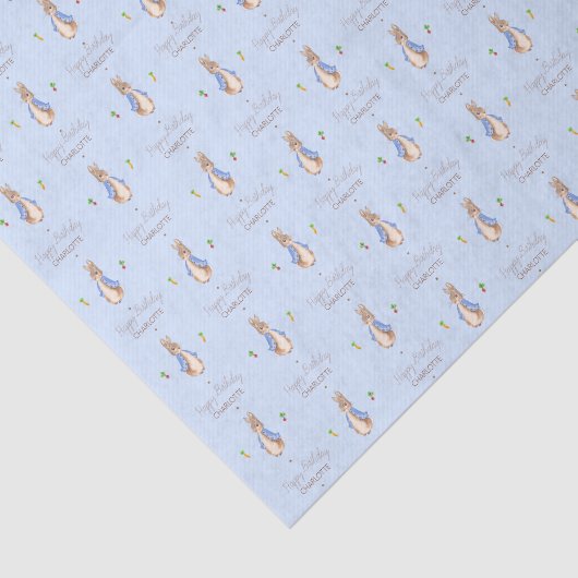 Blauw Peter het Konijn Tissuepapier (Detail)