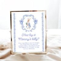 Blauw Peter Konijn Hoe groot is de buik van mama