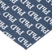 Blauw PhD-Afstuderen Tafelkleed (Gekanteld)