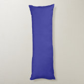 Blauw (pigment) (effen kleur) lichaamskussen (Achterkant (Verticaal))