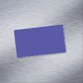 Blauw (pigment) (effen kleur) magnetisch visitekaartje (Voorbeeld)