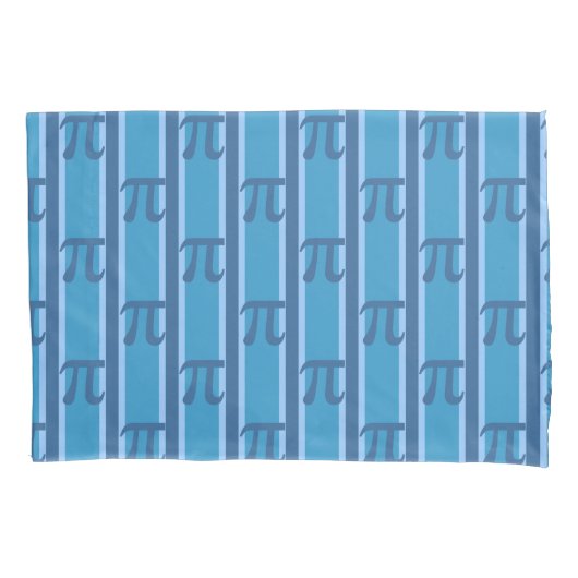 Blauw PII 3,142 Kussensloop (Voorkant)