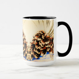 Blauw  Pinecone Cup Mok