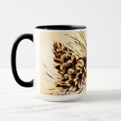 Blauw  Pinecone Cup Mok (Links)