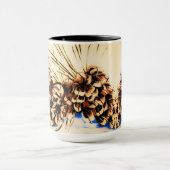 Blauw  Pinecone Cup Mok (Midden)