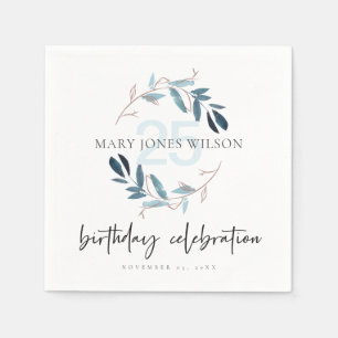 BLAUW PINK FOLIAGE WREET OM HET EVEN WELKE LEEFTIJ SERVET