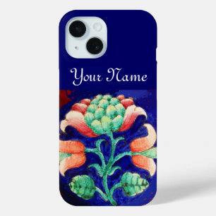 BLAUW PINK GREEN FLORAL iPhone 15 CASE