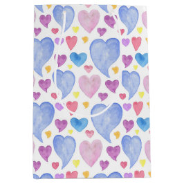 BLAUW PINK PAARSE HOORZITTING WATERVERF MEDIUM CADEAUZAKJE