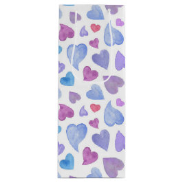 BLAUW PINK PAARSE HOORZITTING WATERVERF WIJN CADEAUTAS