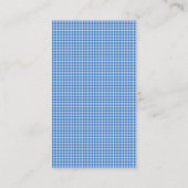 Blauw Plaid met Baby Beren Thema Boek Raffle Informatiekaartje (Achterkant)