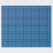 Blauw Plaid met F-35s Cadeaupapier (Vlak)