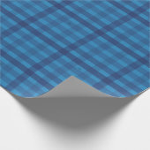 Blauw Plaid met F-35s Cadeaupapier (Hoek)