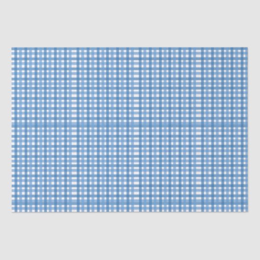 Blauw plakpapier tissuepapier (Voorkant)