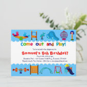 BLAUW - PLAYGROUND - VERZOEKEN VAN DE BLAUW-ZITTIN KAART (Staand voorkant)