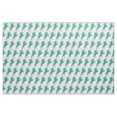  blauw poka Dot Unicorn Stof (Yard (91,4 cm))