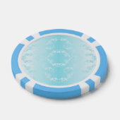 blauw poker chips (Enkel)