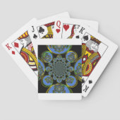 blauw pokerkaarten (Achterkant)