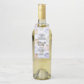 Blauw pompoen Baby shower Pop het Flessenhanger (Op fles)