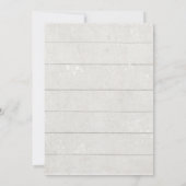 Blauw Pompoen Landelijk Bourgondië Bloemige Proefb Kaart (Achterkant)