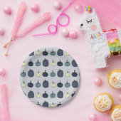 Blauw pompoen papier Borden Papieren Bordje (Feest)