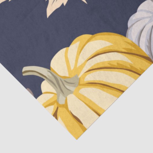 Blauw-pompoenpapier | Weefselpapier Tissuepapier (Detail)