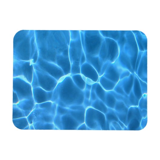 Blauw poolpatroon magneet (Horizontaal)