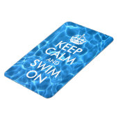 Blauw poolwater kalm houden en draaien aan magneet (Linkerzijde)