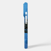 BLAUW POPPY Bloem Blauwe Hemel met Naam Case-Mate iPhone Case (Achterkant / Links)