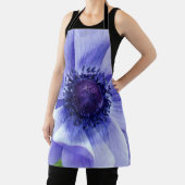 Blauw Poppy, Full Print Schort (Insitu)