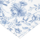 Blauw, porselein, blauw porselein, bloementoilet,  medium tafelloper (Hoek)