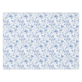 Blauw, porselein, blauw porselein, bloementoilet,  tafelkleed (Voorkant (Horizontaal))