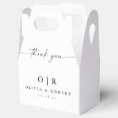 Blauw Porselein Bruiloft Favor Box Bedankdoosjes (Geopend)