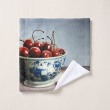 Blauw Porselein & Kersen