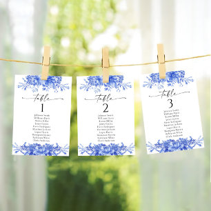 Blauw Porselein Tafel Zitkaart Kaarten