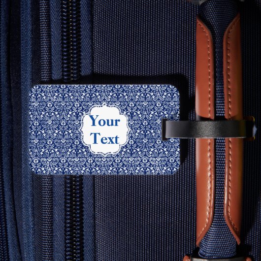 Blauw Portugal Bagagelabel (Achterkant Insitu 2)