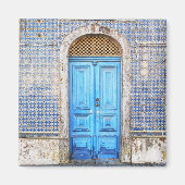 Blauw Portugal deurmagneet Magneet (Voorkant)