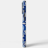 Blauw Portugees Azulejo Glazed Tegel Pattern Case-Mate iPhone Case (Achterkant / Links)
