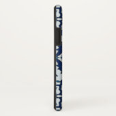 Blauw Portugees Azulejos Floral Tile Pattern Case-Mate iPhone Case (Achterkant / rechts)