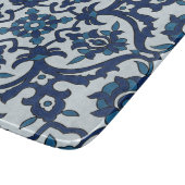 Blauw Portugees Azulejos Floral Tile Pattern Snijplank (Hoek)