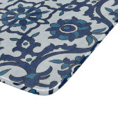 Blauw Portugees Azulejos Floral Tile Pattern Snijplank (Hoek)