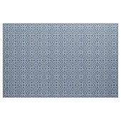 Blauw Portugees Azulejos Floral Tile Pattern Stof (Yard (91,4 cm))