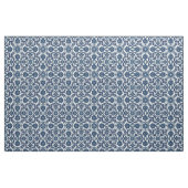 Blauw Portugees Azulejos Floral Tile Pattern Stof (Fat Quarter)